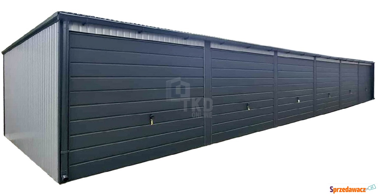 Garaż blaszany 18x5 m brama uc...