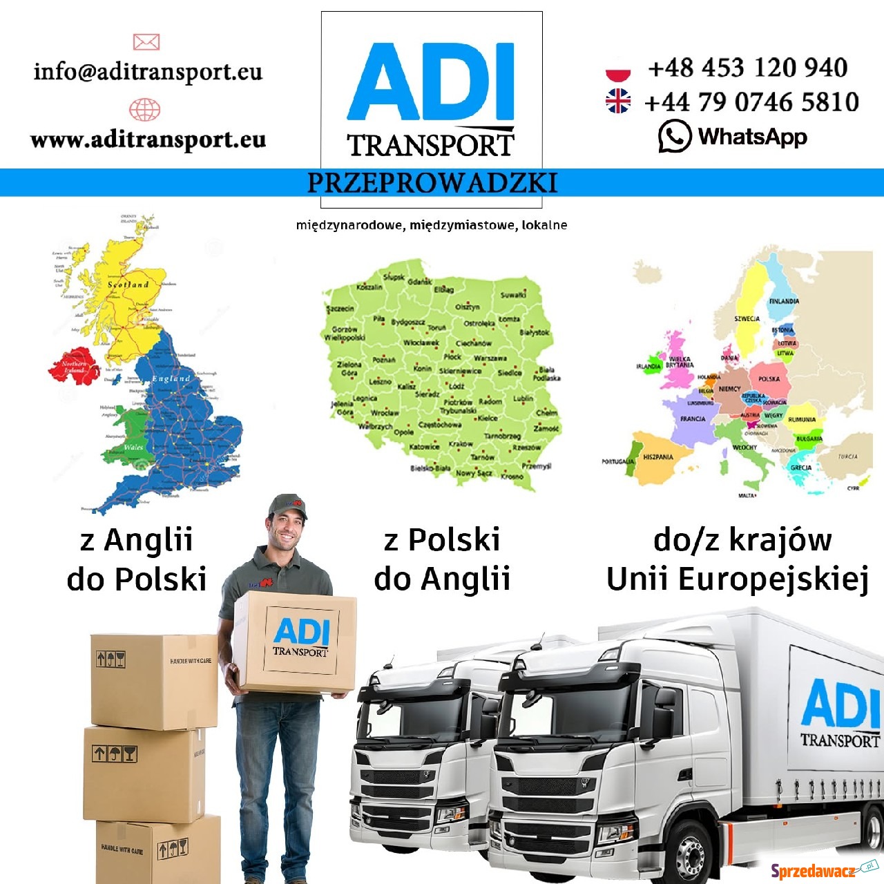 ADI Transport - przeprowadzki...
