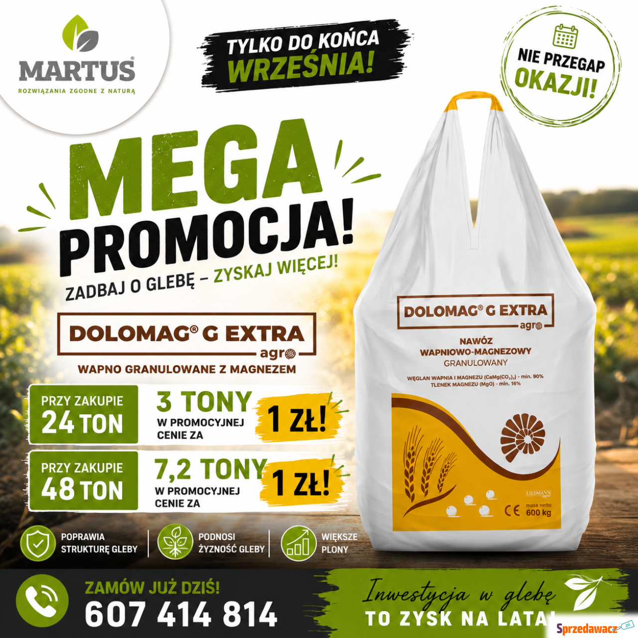 DOLOMAG G Extra nawóz wapniowo...