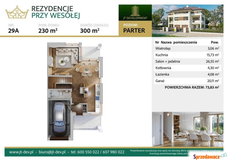 Dom na sprzedaż, 230m², 5 pokoi,...