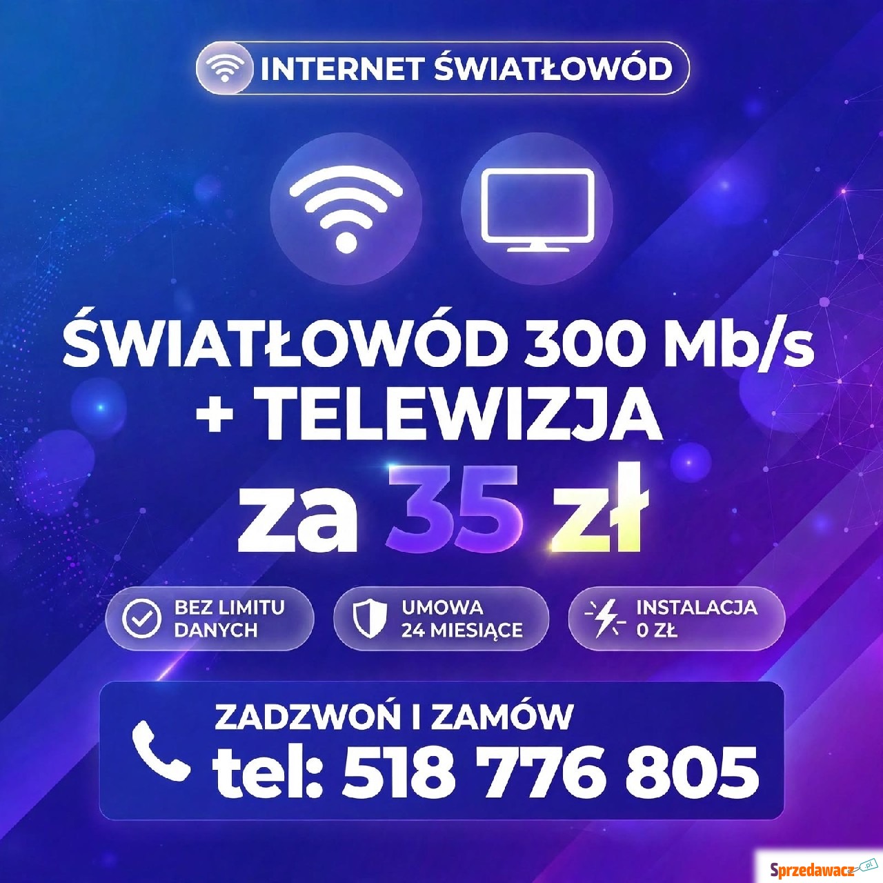 Najtańszy internet światłowodowy