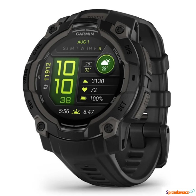 Garmin Instinct 3 AMOLED 45mm czarny