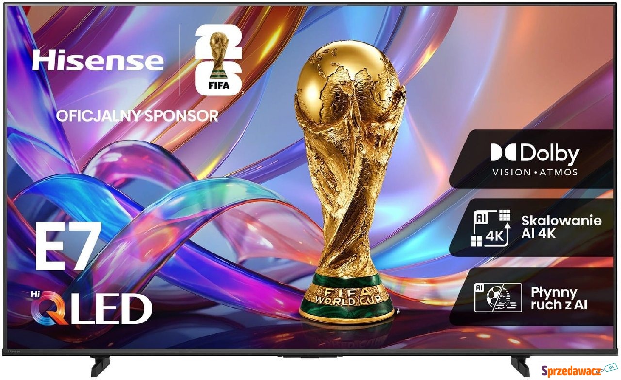 Hisense 75E7S 75'' QLED 4K VidaaOS...